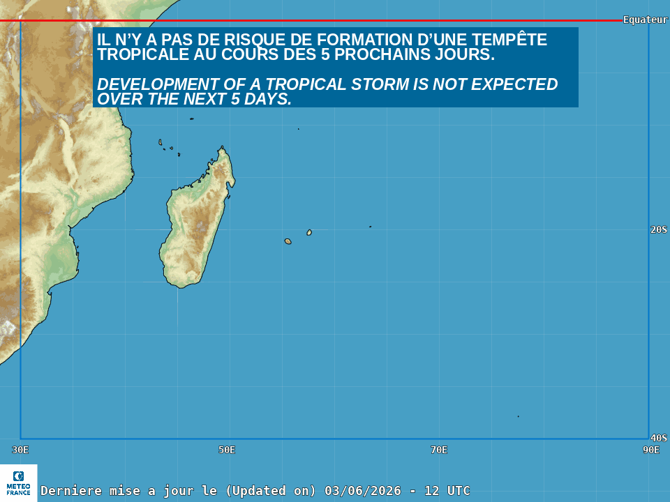 Probabilité de cyclogenèse Météo-France